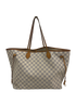 Neverfull GM, 620&euro;, Bolso, Azul/Beige, Canvas - General, Vista trasera